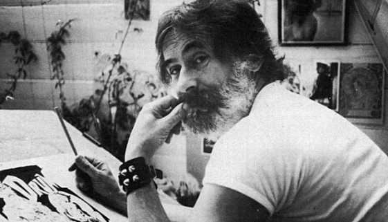 Bill Ward in his studio